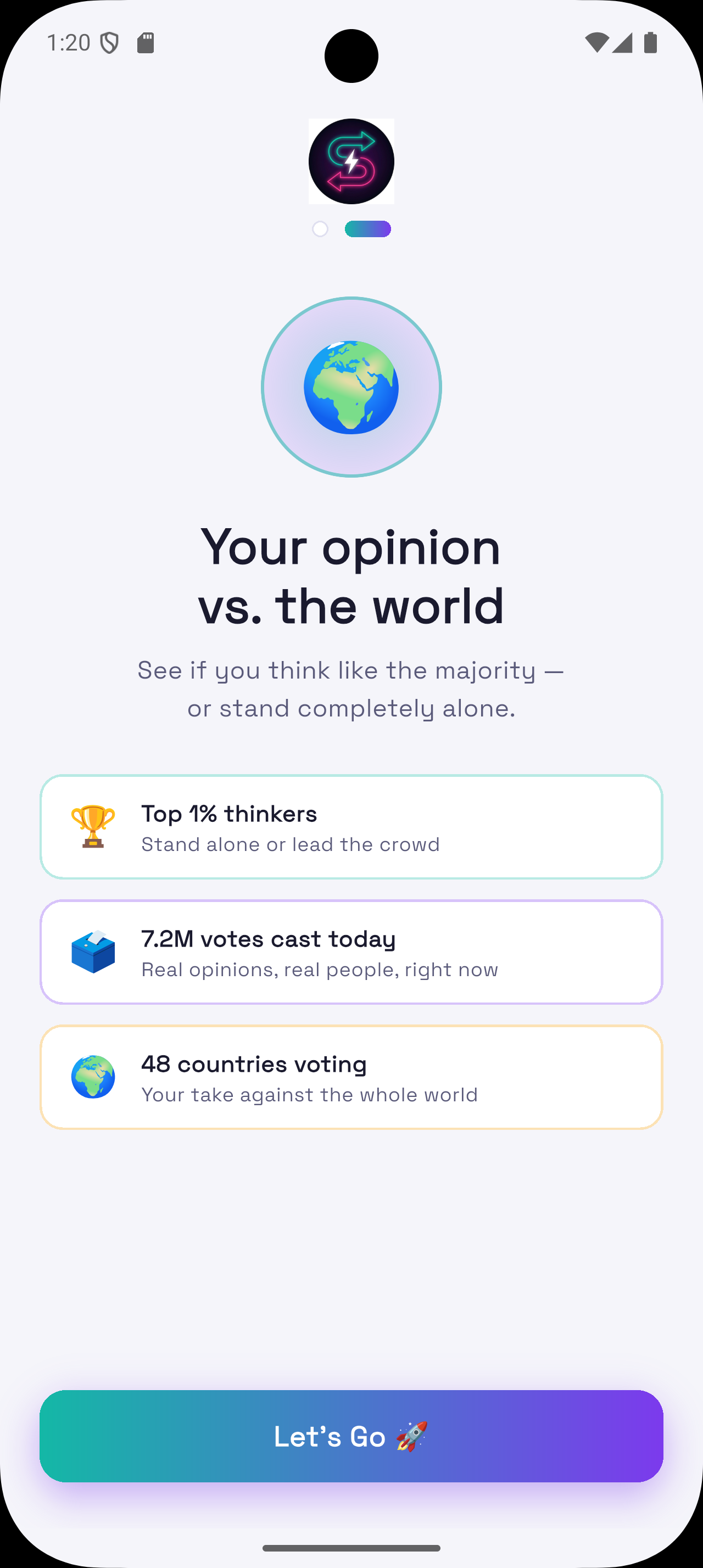 Your opinion vs the world